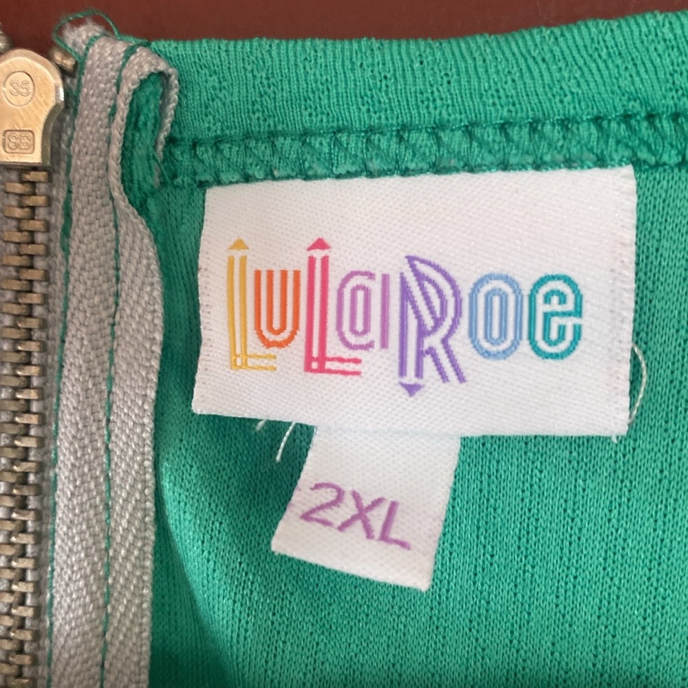 Lularoe Color Block Dress With Pockets! Size 2xl - image 3
